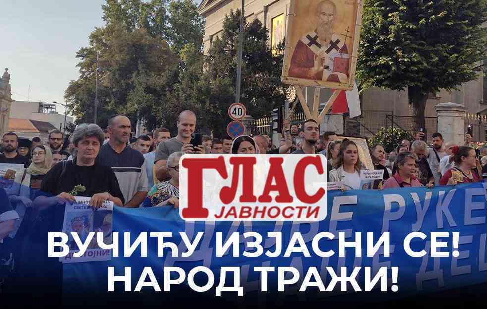 VUČIĆU IZJASNI SE, NAROD TRAŽI!